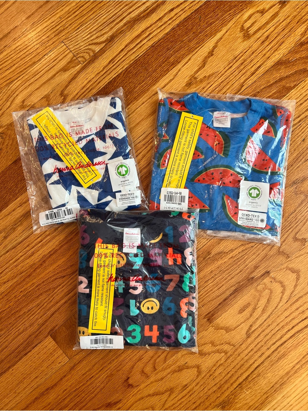 NWT Hanna Andersson PJs, 3 pairs, size 3T